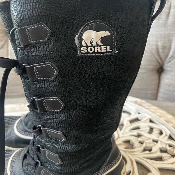 Sorel Tall Waterproof Winter Snow Boots Women’s 7 - Picture 12 of 16